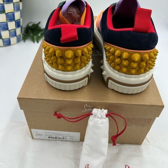 Men’s Christian Louboutin Astroloubi trainers sneakers size 42 made in Italy - Picture 8 of 10